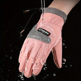 Water-Resistant Polyester Ski Gloves for Teens - Windproof, Warm, Non-Slip Grip | Woven Outdoor Sports Gloves for Ages 14+, Hand Washable