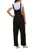 Romildi Women's Summer Loose Flare Leg Jumpsuit with Pocket - Comfortable and Stylish Overall for Casual and Formal Occasions