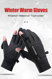 Touchscreen-Compatible Winter Gloves - Windproof, Waterproof & Warm for Cycling, Fishing, Running & Skiing