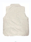 Romildi Winter Lapel Puffer Vest , Casual Pocket Fashion Loose Puffer Vest, Women's Clothing