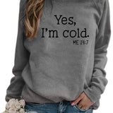 Romildi Casual Cold Weather Sweatshirt: Soft and Comfortable Top for Women to Stay Warm and Cozy.