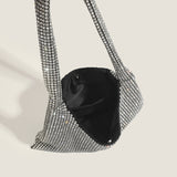 2025 Hot trade New bag women's diamond bag popular new full diamond armpit bag large capacity simple and versatile shoulder bag women