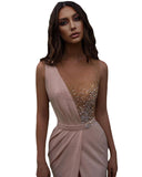 2025 autumn and winter new Popularan, n and Popular trade  New new sexy split trailing dress long dress evening dress