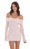 hot-selling 2025 women's clothing sexy long-sleeved pink sequined dress fashionable slim-fitting dress