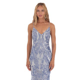 hot-selling 2025 women's clothing sexy suspender sky blue sequin dress strap short skirt evening dress