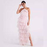 2025 popular new 2025 women's clothing party sexy dress pink dress