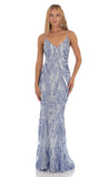 hot-selling 2025 women's clothing sexy suspender sky blue sequin dress strap short skirt evening dress