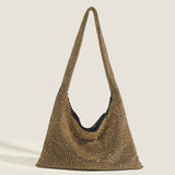 2025 Hot trade New bag women's diamond bag popular new full diamond armpit bag large capacity simple and versatile shoulder bag women