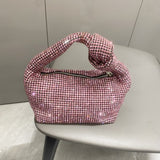 2025 Hot trade New rhinestone bag full diamond bag women's popular new shiny diamond dinner bag handbag simple clutch bag