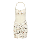 2023 New Summer  2025 Style Sexy Spice Girls Niche Personality Street Skinny Slim Neck Dress