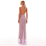 2025 New popular new  women's clothing party sequins sexy backless dress dress evening dress