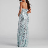 2025 New new  women's clothing party sequined sexy dress dress host etiquette dress