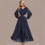 2025 new Popularan, 2025n and Middle Eastern sequined dress fashion celebrity style dress banquet sequined dress
