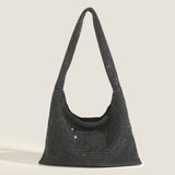2025 Hot trade New bag women's diamond bag popular new full diamond armpit bag large capacity simple and versatile shoulder bag women