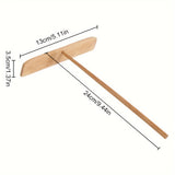 1 PCS Premium Bamboo Wooden Crepe Spreader, Dragonfly Shaped Pancake Utensil for Smooth Batter Spread, Food Grade Contact Safe Kitchen Cooking Tool