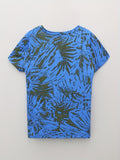 Romildi Random Print Short Sleeve T-Shirt, Casual Crew Neck T-shirt For Spring & Summer, Women's Clothing