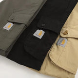 ss Fashion Designer Men Big Pocket overalls Arhart Pants Solid Color Pant Trousers Hip Hop Motion Cargo Pants For Male Casual Joggers