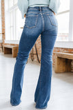 rRomildi Cowgirl Jeans Wash High Rise Flare Denim Jeans
