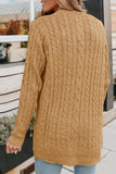 RomiLdi Cable Cardigan With Chunky Buttons