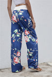 RomiLdi Women's Pant Casual High Waist Loose Pants Floral Print Wide Leg Pants Yoga Pant - 4Colors