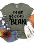 RomiLdi Couple's Green Bean And Sweet Potato Matching T-shirts For Thanksgiving, Christmas Gifts