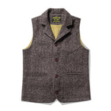 RomiLdi Men's Retro Vest British Wool Blend Vest