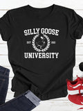 RomiLdi Silly Goose University Shirt, Trendy Goose Shirt, Funny Goose T-Shirt, Silly Goose Tee
