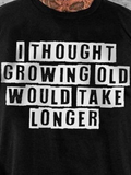 RomiLdi I Thought Growing Old Would Take Cotton Blends Short Sleeve T-shirt