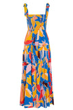 RomiLdi Women's Boho Dress Flowy Maxi Floral Dress