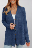 RomiLdi Cable Cardigan With Chunky Buttons