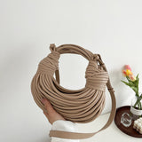 trend New Line Bundle Clutch Bag For Female High Quality Women's Handbag and Purse Designer Shoulder Bag Senior Hobos