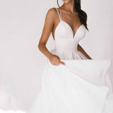 Elegant Guest Wedding Fomral Long Party Dresses for Women Summer White Sexy Slip Backless Ball Gown Midi vestidos Casual