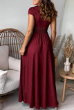 RomiLdi Celebrities Elegant Solid Asymmetrical Halter Irregular Dress Dresses(7 Colors)
