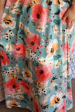 RomiLdi Boho Print Sleeveless High Waist Long Floral Dress