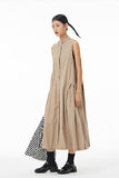 rRomildi Cotton & Linen Tank Dress A Line Sleeveless Maxi Dress Loose One Size Dress