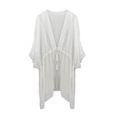 rRomildi Women's Beach Holiday Cover up Lace Hollow out Sexy Cover