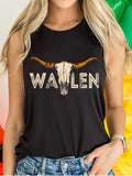 rRomildi Vintage Wallen Printed Casual Tank Top