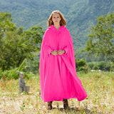 New Women's Cloaks High Quality Solid Vintage Thick Hood Floor-Length Medieval Long Cape Hoods Overcoats Long Cloak